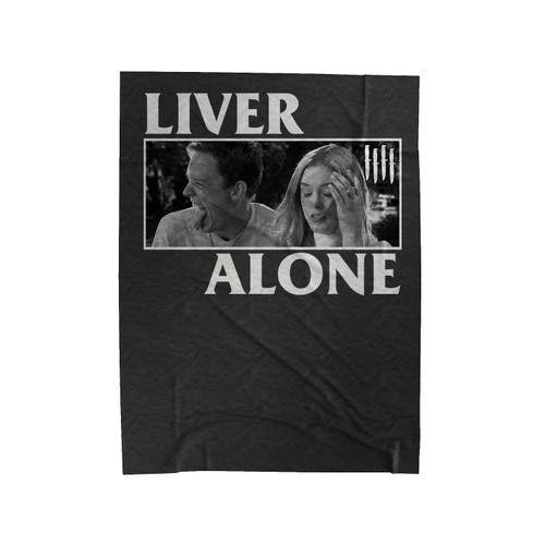 Liver Alone Horror Punk Halloween Velveteen Blanket