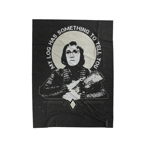 Log Lady Twin Peaks Tv Series Velveteen Blanket