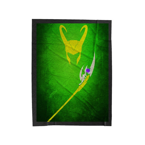 Loki Mythology Superhero The Avengers Velveteen Blanket