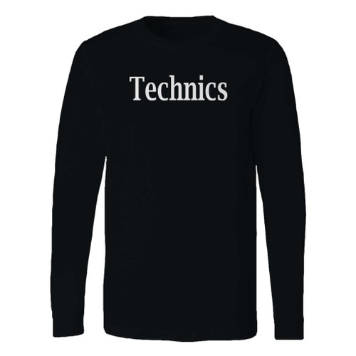 This classic fit technics logo long sleeve shirt is casually elegant and very comfortable. With fine quality print to make one stand out, it's a perfect fit for every occasion.