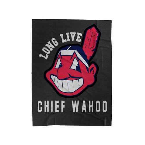 Long Live Chief Wahoo Cleveland Indians Baseball Velveteen Blanket