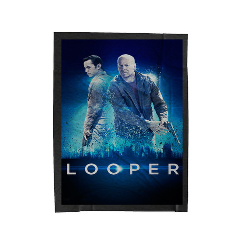 Looper 2012 Movie Cover Velveteen Blanket