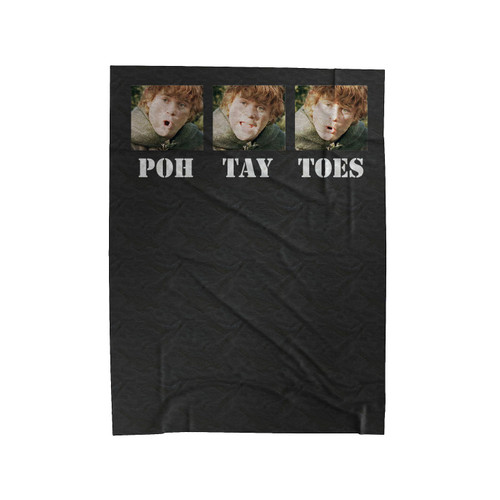 Lord Of The Rings Potatoes Samwise Gamgee Lotr Frodo Velveteen Blanket