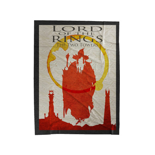 Lord Of The Rings The Two Towers 3 Velveteen Blanket