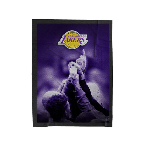 Los Angeles Lakers 2 Velveteen Blanket Los Angeles Lakers 2 Velveteen Blanket