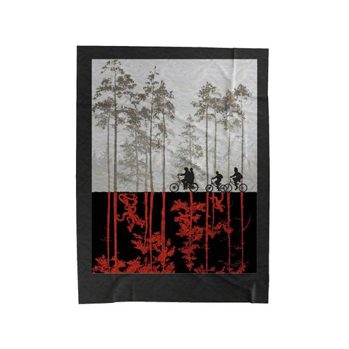 Losing The Will Stranger Things Velveteen Blanket