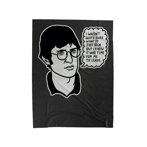 Louis Theroux I Wasn't Quite Sure What I'D Just Seen Velveteen Blanket