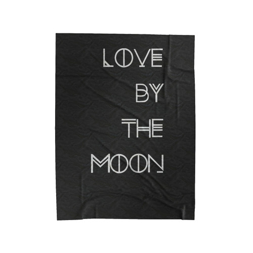 Love By The Moon Velveteen Blanket