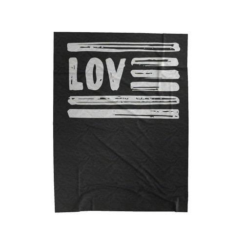 Love Usa Velveteen Blanket