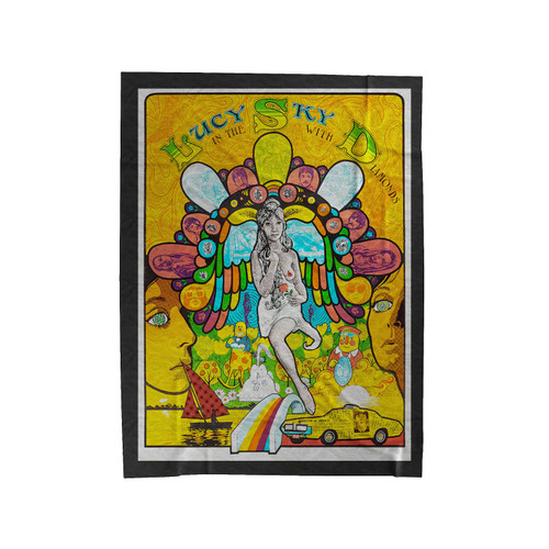 Lucy In The Sky With Diamonds Velveteen Blanket