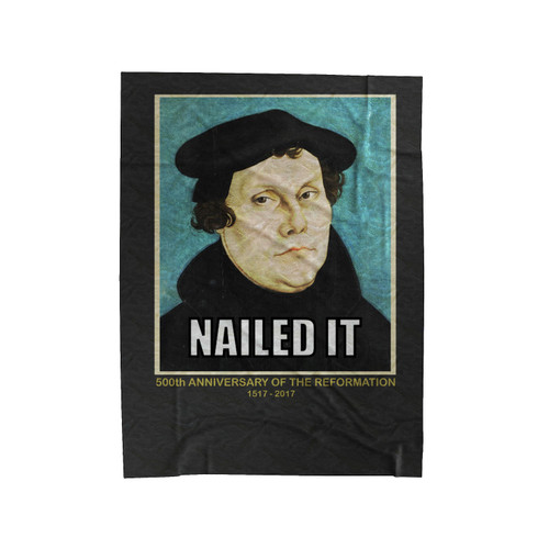 Luther Nailed It With 500Th Anniversary Velveteen Blanket
