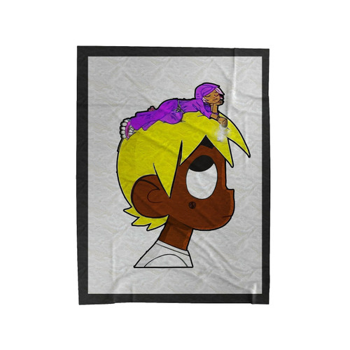 Luv Vs The World Lil Uzi Vert Velveteen Blanket