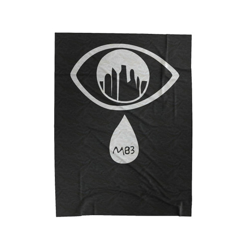 M83 Midnight City Eye Velveteen Blanket