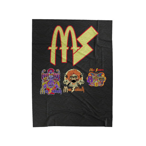 Mac Sabbath Logo Velveteen Blanket