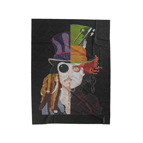 Mad Hatter Johnny Depp Jack Sparrow Velveteen Blanket