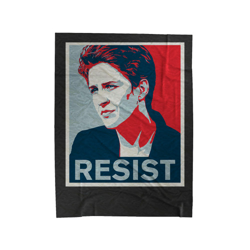 Maddow Resists Velveteen Blanket