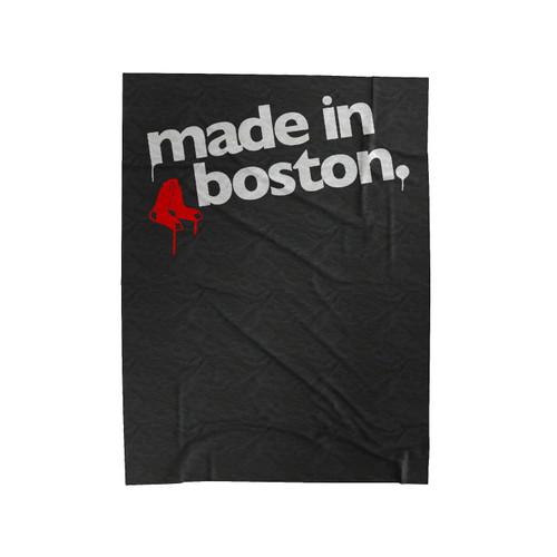 Made In Boston Velveteen Blanket