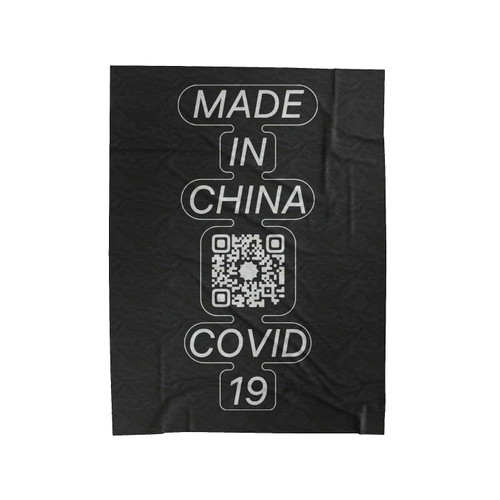 Made In China Covid 19 Velveteen Blanket