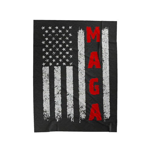 Maga Make America Great Again Velveteen Blanket