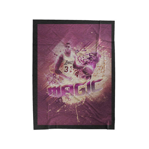 Magic Lakers N B A Velveteen Blanket