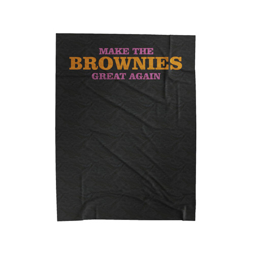 Make The Brownies Great Again Velveteen Blanket