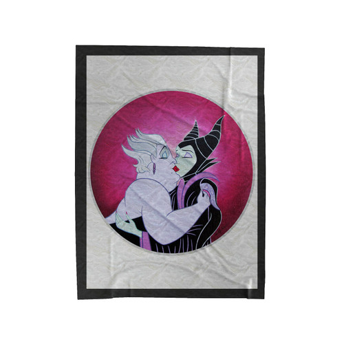Maleficent Kissing Ursula Velveteen Blanket