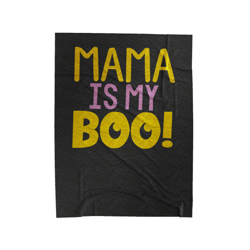 Mama Is My Boo Halloween Velveteen Blanket