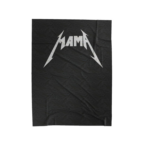 Mama Mothers Day Metallica Blessed Mama Velveteen Blanket