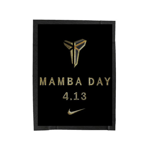 Mamba Day 1 Velveteen Blanket