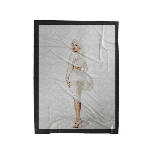Mamie Van Doren Velveteen Blanket