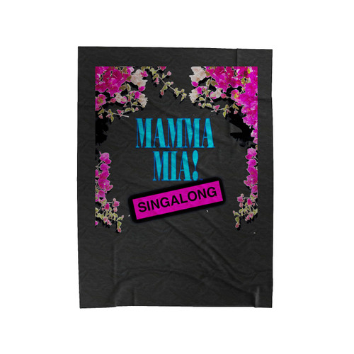 Mamma Mia Singalong Velveteen Blanket