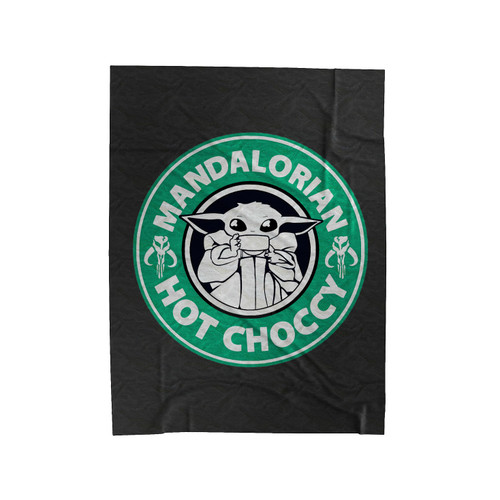 Mandalorian Coffee Logo Velveteen Blanket