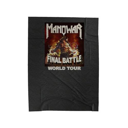 Manowar The Final Battle Velveteen Blanket