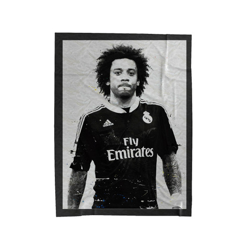 Marcelo Real Madrid Football Velveteen Blanket