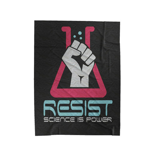 March For Science Resist Science March Resist Earth Day Anti Trump Human Rights Velveteen Blanket
