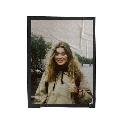 Marie Ulven Girl In Red Velveteen Blanket