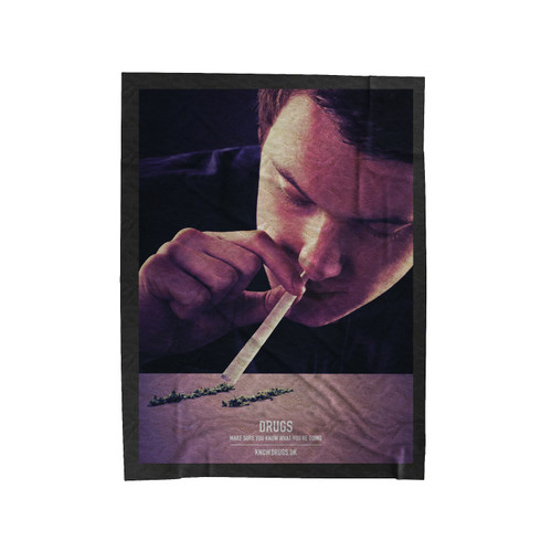 Marijuana Velveteen Blanket