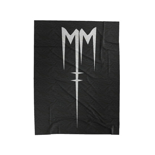Marilyn Manson Mm Funny Parody Velveteen Blanket