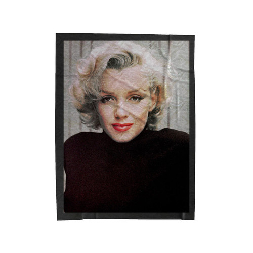Marilyn Monroe Without Makeup Velveteen Blanket