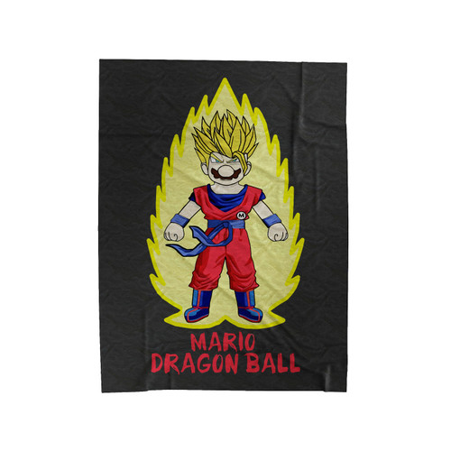 Mario Dragon Ballz Velveteen Blanket