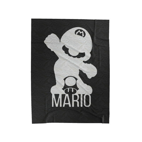 Mario Toad Game Velveteen Blanket
