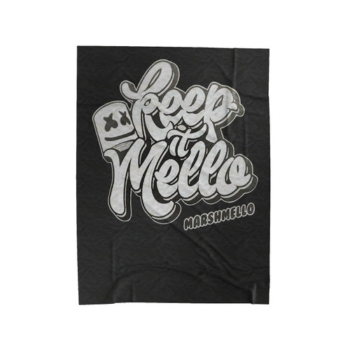 Marshmello Keep It Mello Music Velveteen Blanket