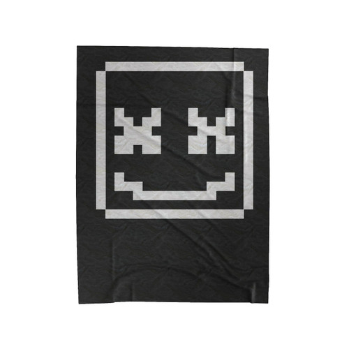 Marshmello Logo Puzzle Velveteen Blanket
