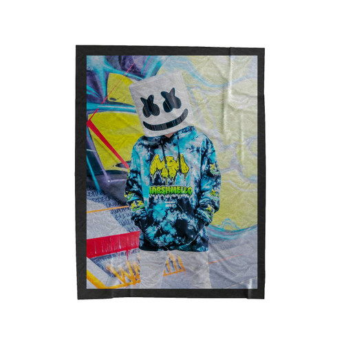 Marshmello X 2Shae Drip Tie Dye Velveteen Blanket