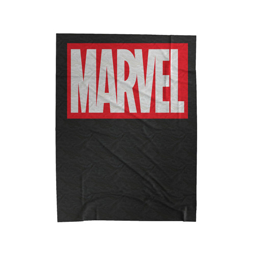 Marvel Comics Box Logo Velveteen Blanket