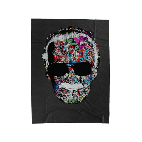 Marvel Head Stan Lee Superhero Velveteen Blanket