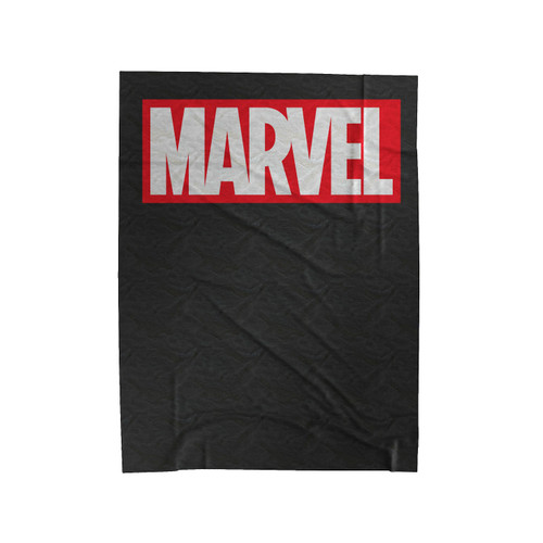 Marvel Red Logo Velveteen Blanket