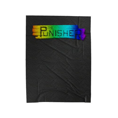 Marvel The Punisher Movie Logo Velveteen Blanket