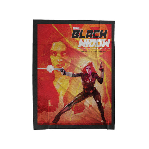 Marvels The Black Widow Creating The Avenging Super Spy Velveteen Blanket