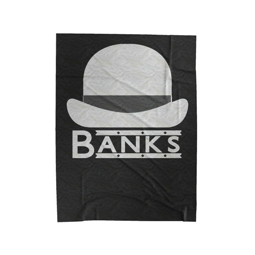 Mary Poppins Inspired Mr. Banks Velveteen Blanket